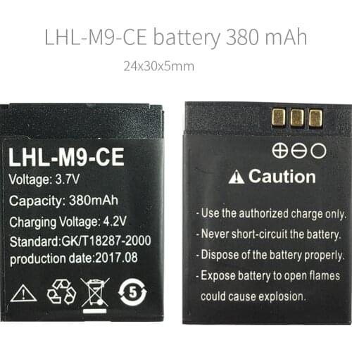 OCTelect LHL-M9-CE battery for smart watch phone 380mAh battery for LHL-M9-CE smart watch