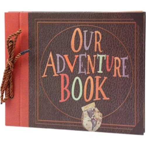 Handgemaakte Diy Album Plakken Vintage Tether Album Onze Avontuur Boek Up Familie Scrapbook Fotoalbum Home Decoration