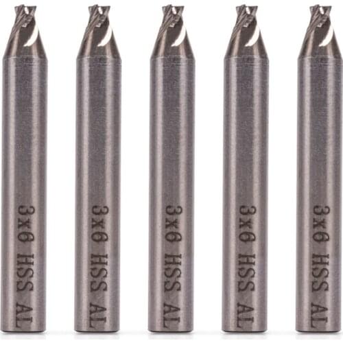 3.0mm white twist drill bit for key cutting machine end milling cutter