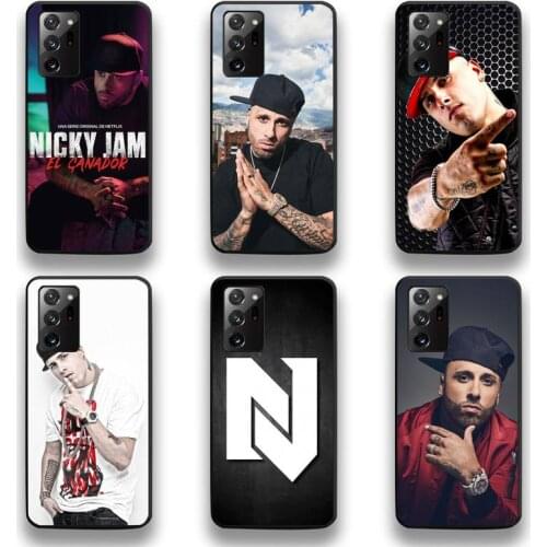 Nicky Jam Phone Case For Samsung Galaxy Note20 ultra 7 8 9 10 Plus lite M51 M21 M31 J8 2018 Prime