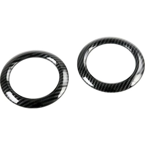 Carbon Fiber Black Front Side Air Conditioner Vent Outlet Cover For Benz GLA 2020-2021 Car Accessories Decoration Trim