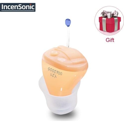 IncenSonic Hearing Aids audifonos Y21 Sound Amplifier Invisible Hearing Amplifier Portable Hearing Aid for Elderly/Deaf