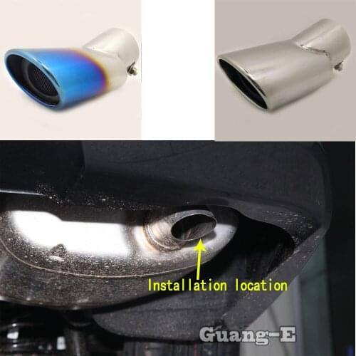 For Hyundai Sonata DN8 10Th 2020 2021 Car Sticker Muffler Exterior End Pipe Outlet Dedicate Stainless Steel Exhaust Tip Tail