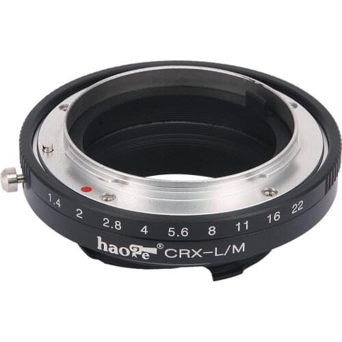 Haoge Manual Lens Adapter for Contarex CRX Mount Lens to Leica M LM mount Camera