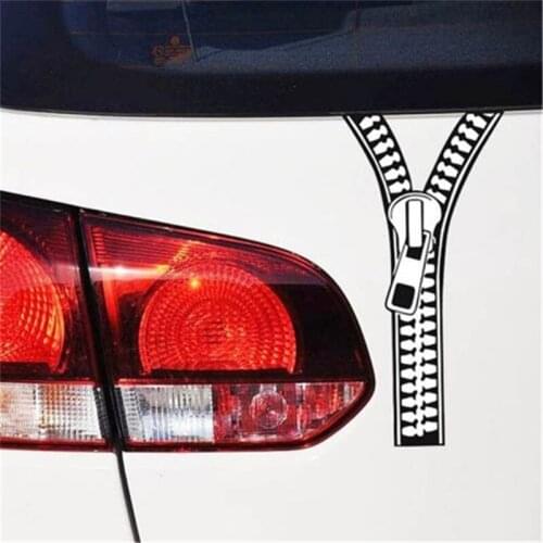 Innovative Trendy Zipper Stickers Music Rear Stickers Motorcycle Modifying Stickers Creative car Decals Decoration Accessories
