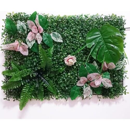 Artificial Plant Wall Panels DIY Green Lawn Wedding Home Decor Hotel Store Background Ceiling Fake Plants Balcony Decoration