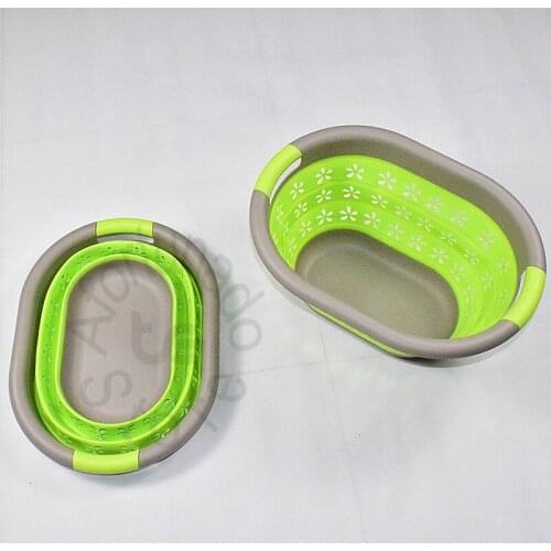 Folding laundry basket Storage clothes 50x37.5x27(7)CM Storage Dirty Clothes Basket Folding vZ17