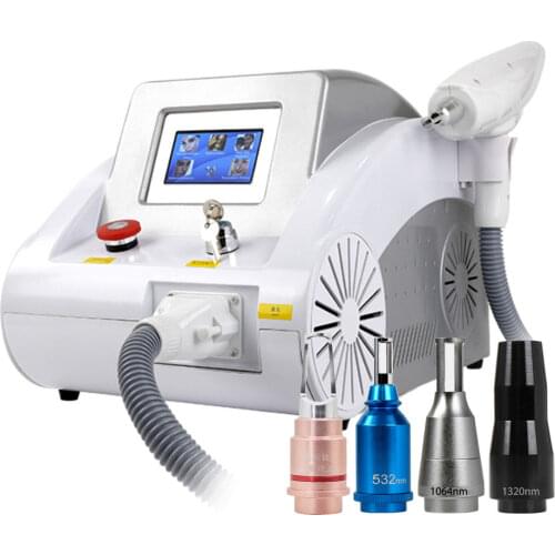 1064nm 532nm 1320nm A0506 Q Switch ND Yag Laser Eyebrows Tattoo Removal System Laser Machine English language with touch screen