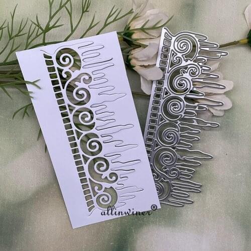 Ice cone edge Metal Cutting Dies Stencils For DIY Scrapbooking Decorative Embossing Handcraft Die Cutting Template