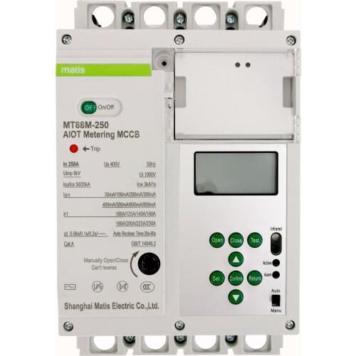 Matis MT88M-250A remote monitoring Smart molded case circuit breaker with RS485 Protocol
