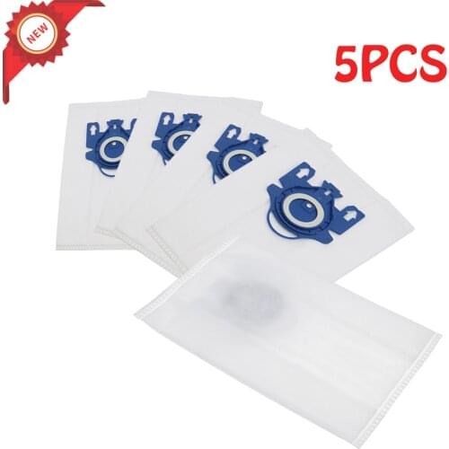 5PcS Vacuum Dust Bags For Miele Type GN S2 S5 S8 C1 C3 Vacuum Cleaner Bag Replacement Parts Accessories