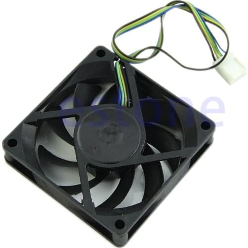 70mm x 15mm Brushless Fan DC 12V 4 Pin 9 Blade Cooling Cooler NEW