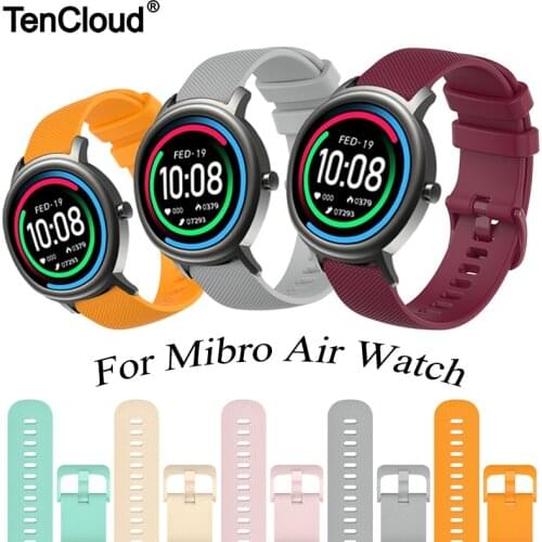 Wrist Strap For Mibro Air Smart Watch Band For Xiaomi Mibro Air Watch Bracelet Adjustable Wristband Replacement Silicone Belt