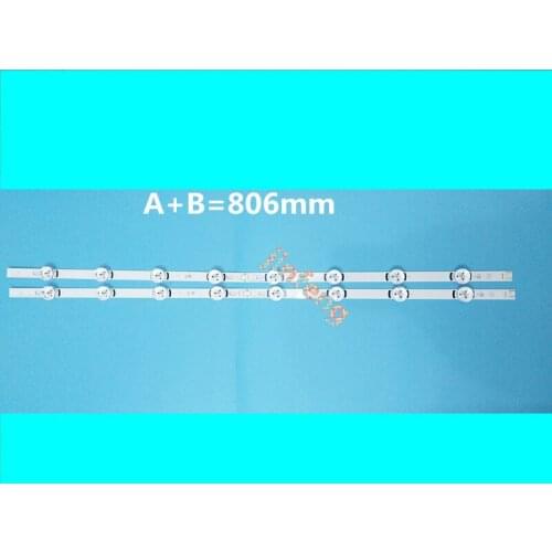 Tira Retroiluminação LED Lâmpada Para LG 39 8 polegada TV 390HVJ01 lnnotek drt 3.0 39 "39LB5610 39LB561V 39LB5800 39LB561