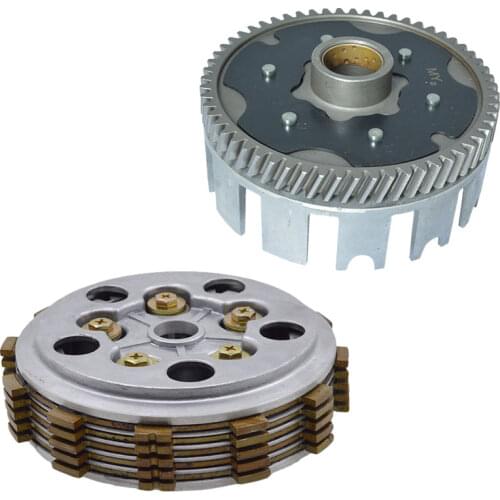 Motorcycle Clutch Friction DIsc Center Outer Clutch Assy for HAOJUE Suzuki HJ125K-A GS125 GN125 EN125 125cc Spare Parts