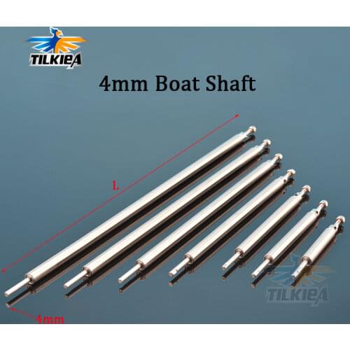 10/13/15/20/25/30/35cm Length Stainless Steel Tube Spare Parts 4mm Stainless Steel Shaft Suitable For RC Electric Racing Boat