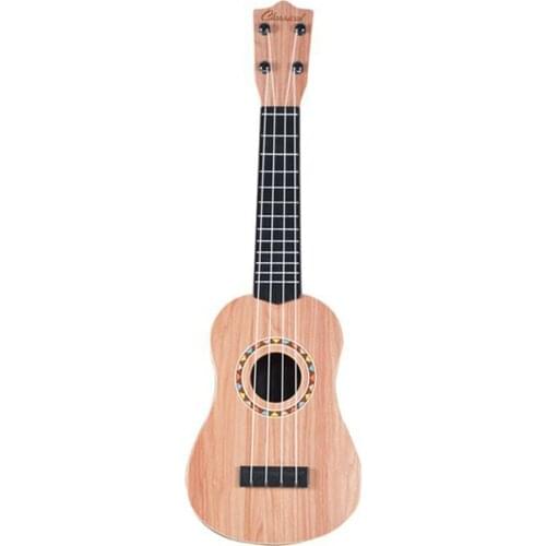 Ukulele 21 Inch Simulation Wood Grain 4 Strings Uke Bass Stringed Musical Instrument Perfect For Beginners For Kid