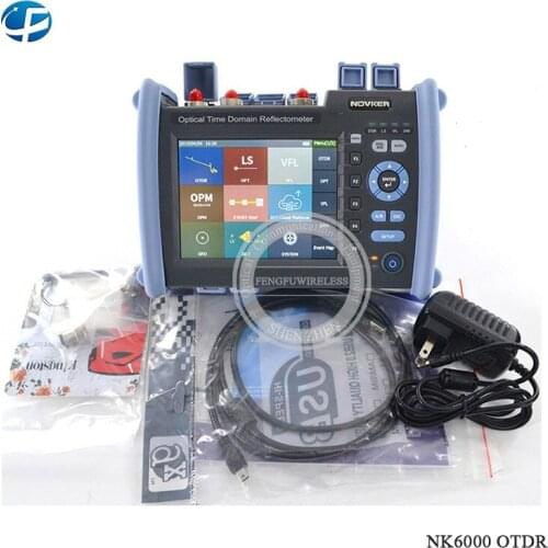 Integrated 5.8-inch Color TFT LCD OTDR NK6000, 35/33dB,1310/1550nm, Red VFL