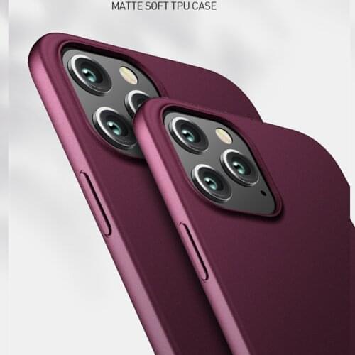 X-level Soft TPU Case for iPhone 12 Pro Mini XS MAX 11 Pro 8 plus Dual Slim Back Matte Ultra thin frosting Silicon Cover