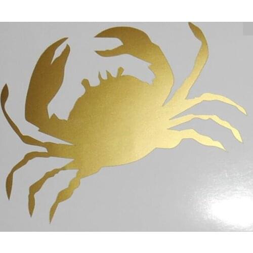 1 pcs 4 pcs or 6 pcs Crab Tile, Wall, Window Bathroom Sea Life Stickers / Decals 20 Colours Choose