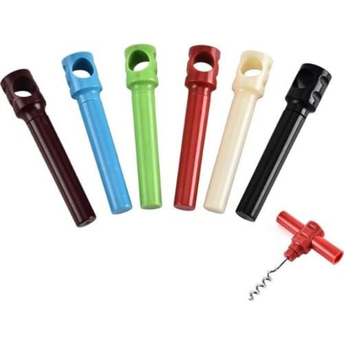1Pc Wine Opener Creative Pen Holder Bottle Openers Corkscrew Portable Kitchen Spire Opener Wedding Favors Gifts Metal Corkscrew