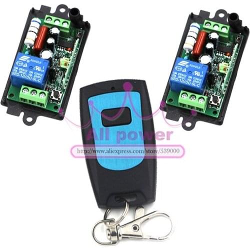 110V 220V 1 Channel 3 Ways Efficient Wireless Practical ON/OFF Home Corridor Light Switch Remote Transmitter