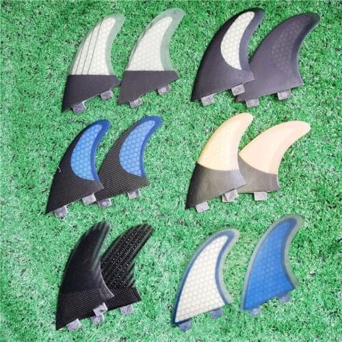 BiLong FCS Twin Fins Multi-size Surfboard Fins longboard Surf Side Fins for FCS Box 2 pcs set surf board surfboard accessories