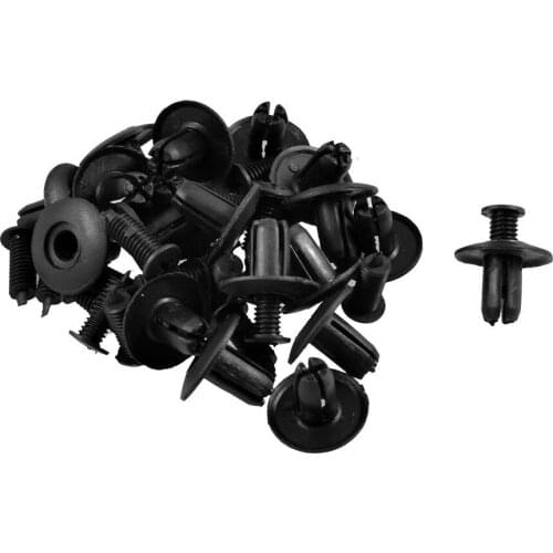 20 Pcs 8mm Hole Push in Expanding Screw Panel Clips Plastic Rivet