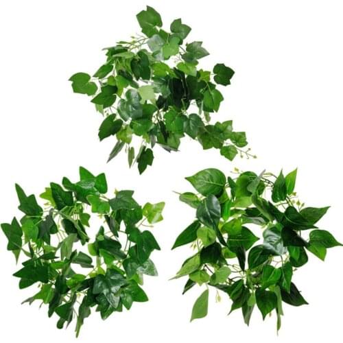 5pcs 2.2M Artificial Green Vine For Flower Arrangem Plant Wall Wedding Arch Party Home Garden Hotal Office Bar Decorative