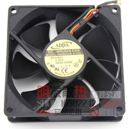 9025 9CM inverter fan 24V 0.15A AD0924HB-A72GL double ball