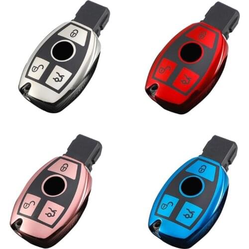 Key Fob Cover Holder for GLA200 GLC260 GLE320 C200 E300L Soft TPU Case