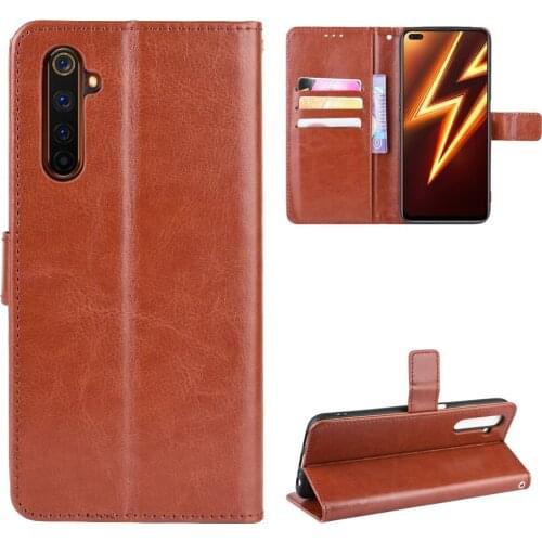 For OPPO Realme X50 Pro Case Luxury Leather Flip Wallet Phone Case For OPPO Realme X50 Case Stand Function Card Holder