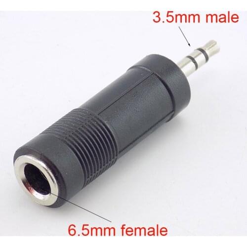 DC 3.5 mm Male to 6.5mm Female 3.5mm 6.5mm Adapter For Headphones Earphone jack Microphone Audio Converter Plug