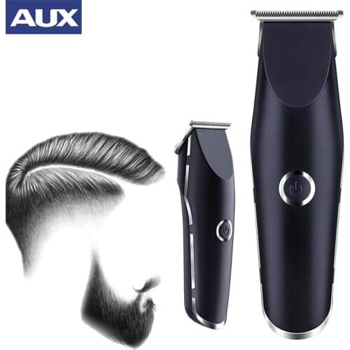 Electric Cordless Hair Trimmer 0.1mm Baldhead Cutting Professional Hair Clipper Beard Trimmer Men Barber Finish Haircut Machine