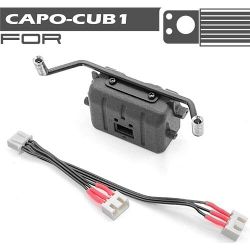 Simulated tank+exhausted pipe for CAPO CUB1 1/18 rc car parts