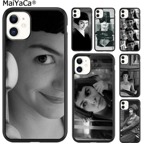 MaiYaCa Amelie Poster Classic France Movie Phone Case Cover For iPhone 5 SE 6 6s 7 8 plus X XR XS 11 12 pro max Galaxy S9 S10