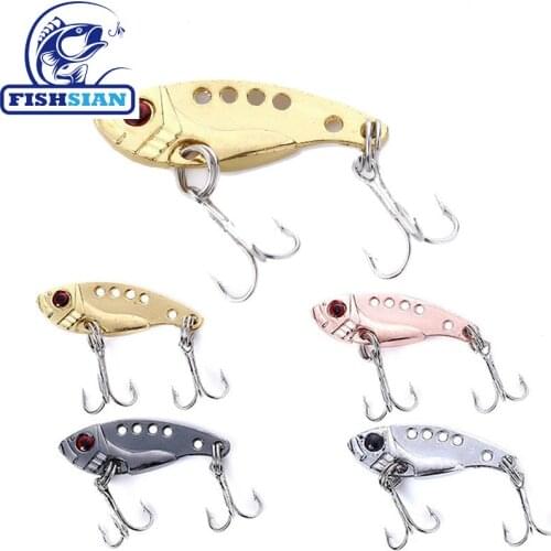 Metal Vib Fishing Lure Weights 3-11g Hard Bait Jig Bass Fishing Jigs Saltwater Lures Trolling Lure Isca Artificial Fake Fish