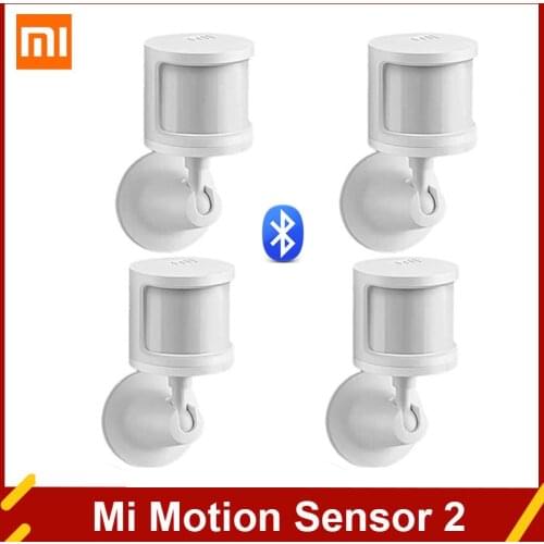 2021 New Xiaomi Mi Motion Sensor 2 Human Body Sensitive Ambient Light Dark Transducer Bracket Bluetooth Mesh Work With Mijia APP