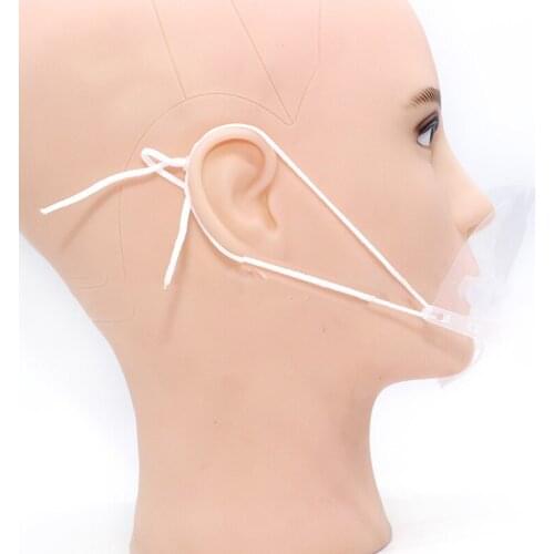 1/2/3pcs Transparent Masks Permanent Anti Fog Catering Food Hotel Chef Waiter Plastic Kitchen Restaurant Masks Kitchen Tools