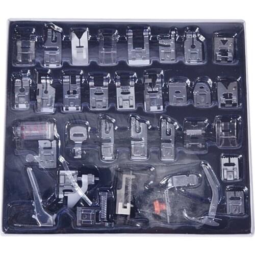 Presser Foot Sew Accessories 32 piece/box Home Sewing Parts Sewing Machine Singer Multifunction Presser Foot