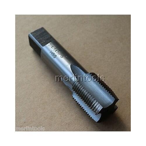 3/4" - 14 NPS Straight Pipe HSS Tap 3/4 - 14