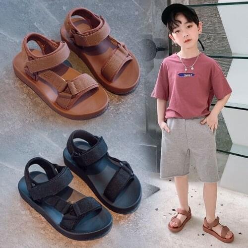 Boys Sandals Summer Kids Shoes Fashion Light Soft Flats Toddler Baby Girls Sandals Infant Casual Beach Children Shoes Outdoor