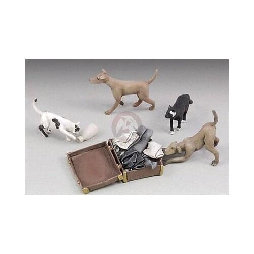Scene model animal and miscellaneous combination 1:35