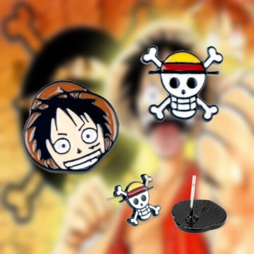 Classic Anime Skull Stud Earrings for Women Fashion Cosplay Jewelry Alloy Ear Studs Earring