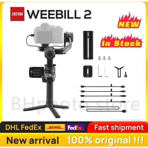 ZHIYUN Weebill 2 Gimbal Stabilizer for Camera DSLR Cameras 3-Axis Handheld Stabilizer with Screen for Canon/Sony VS DJI
