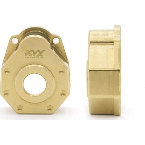KYX Racing Brass Heavy Weight Outer Portal Drive Housing for 1/10 Rc Crawler Car Traxxas TRX-4 TRX4 118g/pcs