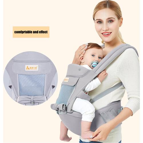 Breathable Ergonomic Hipseat Baby Carrier Infant Baby Facing Kangaroo Baby Wrap Sling for newborn Travel 0-48 Months baby bag
