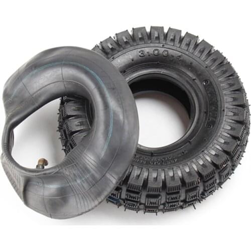High quality tire 3.00-4 inner tube out tire for knobby scooter go kart electric scooter road tire 300-4