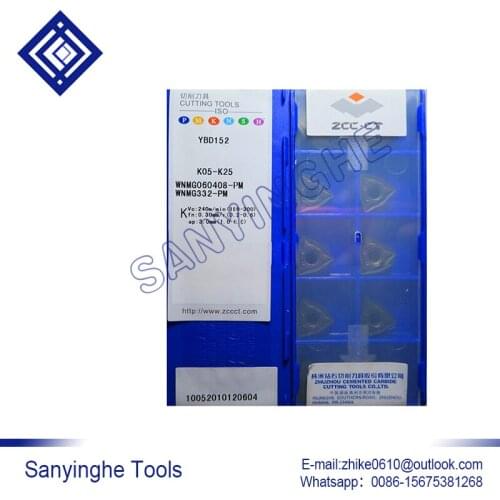 YBC152 CNMG190612-DM high quality 10pcs/lots cnc carbide turning inserts cnc blade cutting tool