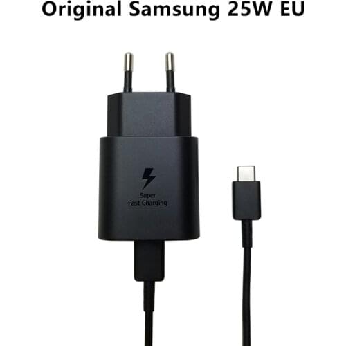 25W EU Charger Original Super Fast Charging Power Adapter For Samsung S21 Ultra Note20 Z Fold2 S20U Note10+ A91 A90 A81 A80 A71